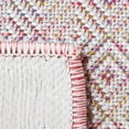 thumbnail image 5 of SAFAVIEH Hampton Ali Diamond Indoor/Outdoor Area Rug, Light Pink/Multi, 6'5" x 6'5" Round, 5 of 9