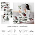thumbnail image 4 of Christmas Throw Flannel Blanket 40x50In Winter Farmhouse Xmas Pine Tree Deer Countryside Super Soft Cozy Bed Blanket, Lightweight Plush Fuzzy Bed Throw for Bedroom Sofa Couch Living Room, 4 of 4
