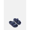 thumbnail image 1 of Wonder Nation Little and Big Boys or Girls Two Buckle Footbed Slide Sandals, 1 of 3