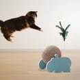 thumbnail image 3 of Pelota rascadora para gatos, duradera y resistente al desgaste, hecha de cuerda de sisal, que protege los muebles. Hipopótamo, 3 of 7