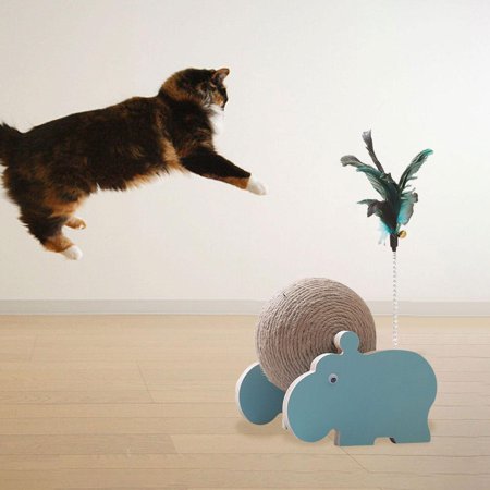 2Pcs Cat Scratching Ball Scratcher Toy Interactive Playing Durable Furniture