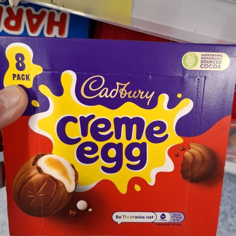 Cadbury クレームエッグ 8個×2箱 ミルクチョコレート Cadbury Creme Eggs Chocolate 8pk 320g - Walmart.com