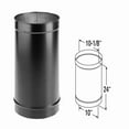 thumbnail image 2 of M&G DuraVent DuraVent 10DBK-24 10" Inner Diameter - DuraBlack Stove Pipe - Single Wall -24" x 10.125" x 10", Black, 2 of 2