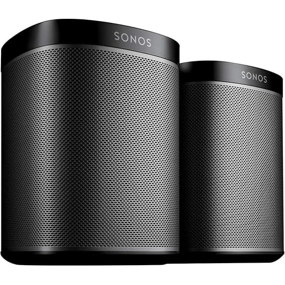 Pre-Owned SONOS PLAY:1 2-Room Streaming Music Starter Set Bundle (Black)