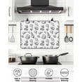 thumbnail image 5 of Stove Top Covers for Electric Stove 31x24 Inches, Ocean Conch Nautilus Heat Insulation Fireproof Glass Cooktop Protector, White Black Coastal Beach Shell Countertop Stovetop Cover for Kitchen, 5 of 8