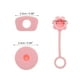 thumbnail image 2 of Tapa de paja de silicona rosa, 3 piezas, duradera y anti-desbordamiento, 2 of 5