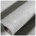 thumbnail image 3 of Papel Tapiz Para Pared Autoadherible Patrón De Tela Gris 10m, 3 of 5