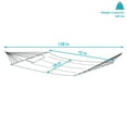 thumbnail image 4 of Sunnydaze 2-Person Quilted Polyester Spreader Bar Hammock, 450 lb Capacity - Tropical Greenery, 4 of 14