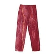 thumbnail image 5 of Junzan Men'S Pajama Pants Abstract Red Marble Sleepwear Pants Pj Bottoms Drawstring And Pockets, 5 of 9