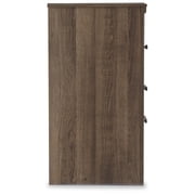 Signature Design by Ashley Casual Juararo 2 Drawer Nightstand, Dark Brown