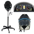 thumbnail image 6 of SuperDeal Adjustable Hooded Hair Dryer, Freestanding 1300W Rolling Bonnet Dryer with Temperature Control, Black, 6 of 9