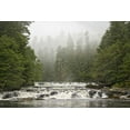 thumbnail image 2 of Paulson, Don 24x17 White Modern Wood Framed Museum Art Print Titled - Canada, BC Canoona River waterfalls by forest, 2 of 4