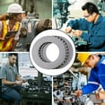 thumbnail image 4 of DRAFIDEEP 5Pcs High Temperature Bearing Steel Thrust Needle Roller Bearings Heat Tolerance 1.7x1.7x0.2in, 4 of 8