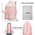 thumbnail image 3 of Lightweight Student Backpack Functional Pockets Large Capacity Girls School Bag, 3 of 5