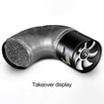 thumbnail image 4 of Exhaust Fan Two-way Smoke Exhaust Bass Noise Cancellation Stable Operation Super Suction Strong Wind Ventilation Thickened Blades Uniform Air Volume V, 4 of 5