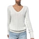 thumbnail image 3 of Suéter de Punto de Larga para Mujer, Moda de Otoño, Cuello en V, Jersey Ajustado, Ropa Informal de Trabajo para Otoño. S, 3 of 7