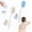 A+B, variant on Silicone Back Scrubber with Built-in Soap Reservoir, Detachable Curved Long Handle Brush, Shower Back Scrubber with Non-Slip Grip, Deep Cleansing, for Bathrooms, Gyms, and Travel (B)