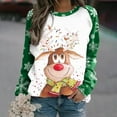 thumbnail image 3 of Suéter de cuello redondo Unisex, 3D jersey con estampado, estilo navideño, gran oferta, 2024, 3 of 5