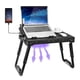thumbnail image 2 of TeqHome Escritorio para computadora portátil para cama, mesa ajustable, 2 of 2