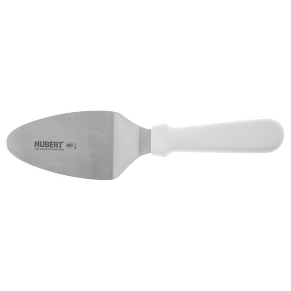 HUBERT® Pie Server Stainless Steel with White Polypropylene Handle - 5"L Blade