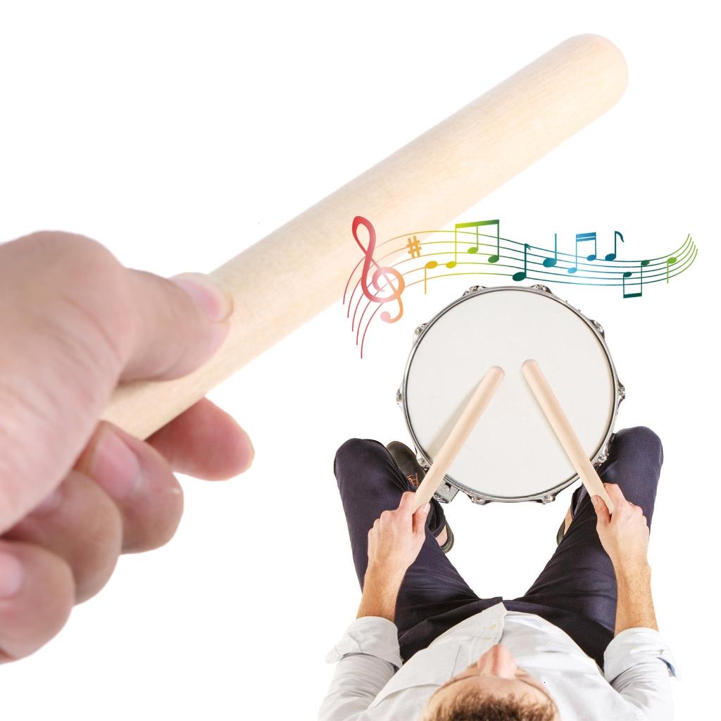 12Pcs Wood Rhythm Sticks Music Rhythm Sticks Percussion Instrument Musical Sticks for Music Parties Musical Education