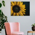 thumbnail image 3 of Fenyluxe Sunflower Canvas Wall Art Ready To Hang Room Home Decorations Wedding Anniversary Holiday Gift Ideas 16x12in, 3 of 6