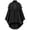Black, variant on Hvyesh Medieval Cape Cloak for Men Steampunk Costume Unisex Halloween Cosplay Gothic Party Cape