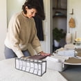 thumbnail image 4 of BRIGHTFUFU 2Set Clothes Organizers Closet Organizer System Rectangular Grey Oxford Cloth for Closet, 4 of 8