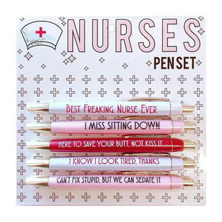 ArtCreativity Syringe Pens for Kids - Bulk Pack of 60 - Retractable Fun Assorted Color Pens for Nurse Party Favors, Goodie Bag Fillers, Cool Nursing