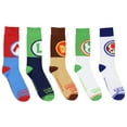 thumbnail image 3 of Nintendo Super Mario Bros. Adult Character Inspired Designs 5-Pair Crew Socks Mid-Calf For Men And Women, 3 of 8
