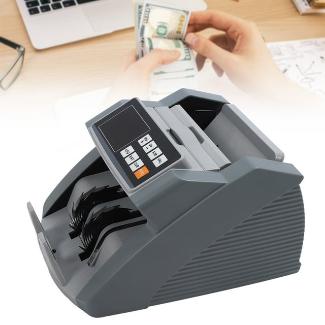 Money Counter Machine, Mixed Denomination Cash Counter With LCD Display, MG UG IR Image Counterfeit Detection, Bills Counting Machine For Bank Shop Restaurant