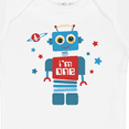 thumbnail image 4 of Inktastic Robot 1st Birthday Boys Baby Bodysuit, 4 of 5