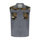 thumbnail image 5 of Camisas de Cuello para Hombres, Moda Casual Día de la Independencia Imprimir Turndown Bolsillos sin Mangas Tanque Deportivo, 5 of 5