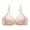 Beige, variant on Qetyuw Women's Lace Push-up Bras Plus Size Wire Bras Sheer Balconette Underwire Unlined Soft Solid Adjustable Strap Daily Bras