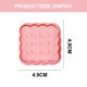 thumbnail image 2 of Molde para Galletas Zhivalor 8 Piezas con Sello de Émbolo Rosa, 2 of 5