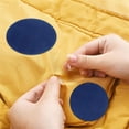 thumbnail image 3 of NOGIS Puffer Down Jacket Repair Patch Kit 40pcs/5 Sheets, Blue Nylon Fabric Repair Patch Self Adhesive Waterproof Stick On Patches Tape for Jackets Coat Clothing Tent Sleeping Bags Pants Holes, 3 of 7