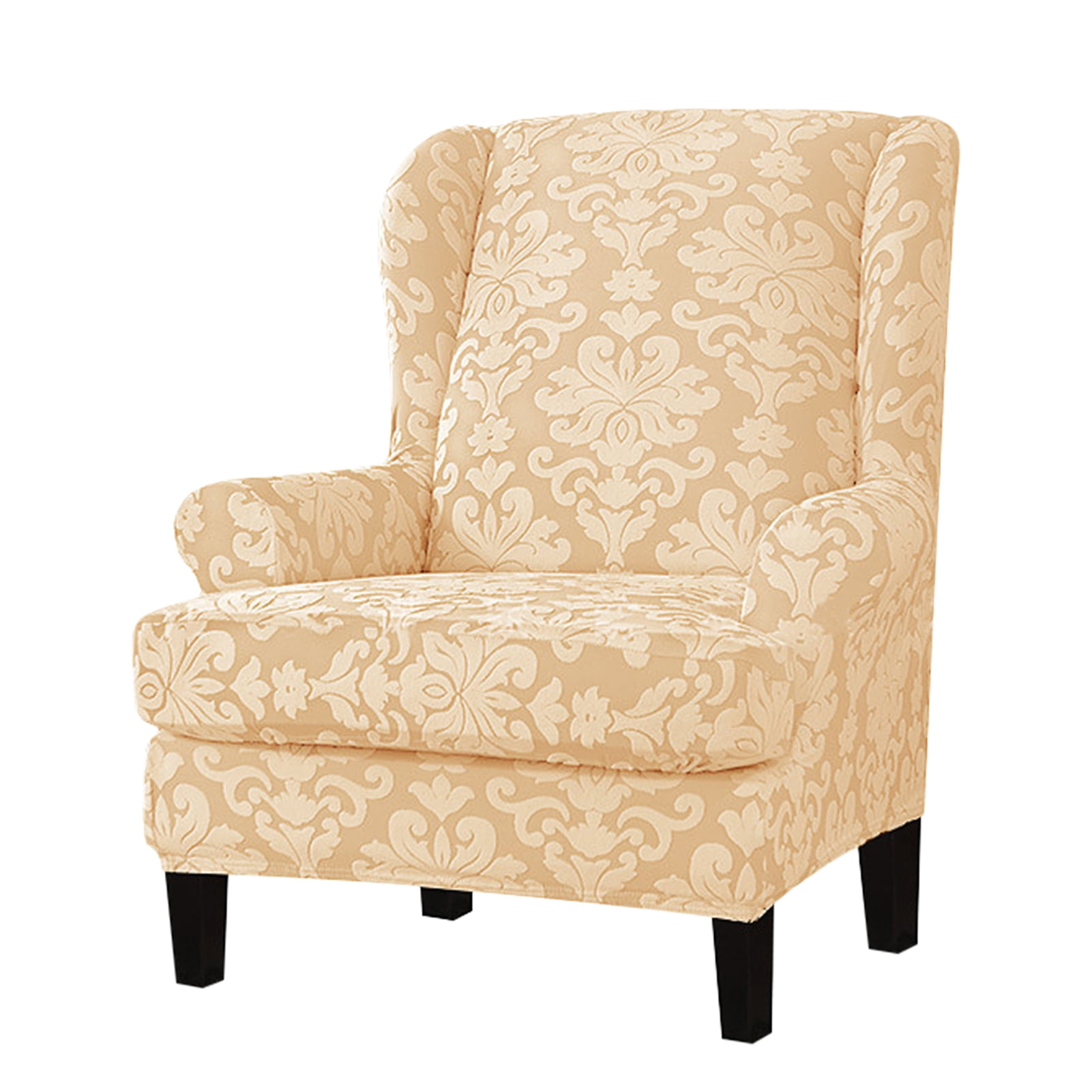 Wingback Chair Slipcover High Stretch Wing Back Chair Cover for Covering Armchair in Living