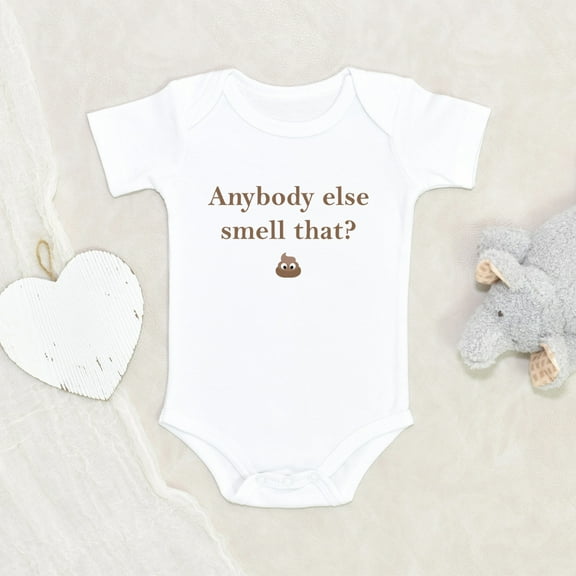 Newbabywishes - Anyone Else's Smell That Baby Clothes for Boys and Girls - Funny Baby Poop