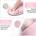 thumbnail image 2 of Keyboard Mouse Pad Set, Extended Mouse Pad+Keyboard Wrist Rest Support, Memory Foam Ergonomic Easy Typing, 3Pcs (35.4×15.7 in) Desk Pad Set for Home Office Study Game- Pink Gold, 2 of 3