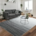 thumbnail image 7 of Tzou Washable Area Rug 4x6 for Home Office, Modern Gradient Carpet, Anti-Slip, Low Pile, Gray, 7 of 7