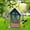 B, variant on Opehuo Bird Feeder House for Outside,Metal Bird Feeder with Double Suet Cage-Weatherproof & Large Capacity for Finch,Easy to Clean & Refill,A