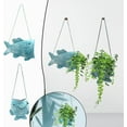 thumbnail image 4 of DURHF Support de Fleurs Suspendu Rustique avec Ornement de Poisson Nautique, 4 of 4
