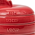 thumbnail image 3 of 10 Strawberry Street Sliced Apple Measuring Cups, Red, 3 of 4