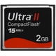 thumbnail image 1 of Tarjeta de memoria flash compacta Ultra II de 2 GB y 15 MB/s (SDCFH-002G-A11) para cámara SLR, 1 of 4