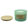 thumbnail image 4 of Hometrends 12oz Morning Rain Scented 2-Wick Frosted Jar Candle, 4 of 5
