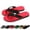 Red, variant on EKVAHL Men's Classic Flip Flops Comfort Beach Sandals with Arch Support Lightweight EVA Slides for Beach Gym Pool, Non-Slip Casual Shoes Slippers