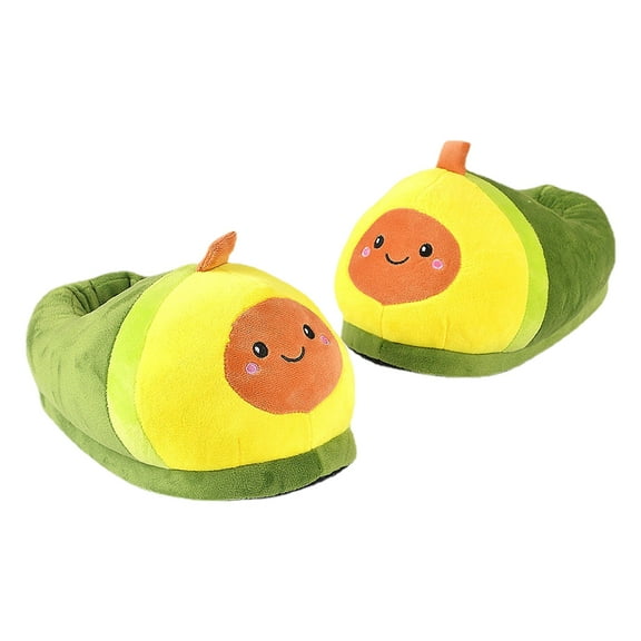 Warm Slippers Shape Womens House Winter Adults Cute Shoes