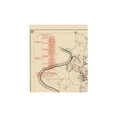 thumbnail image 4 of Historical Civil War Map - Antietam Battlefield I- Stearns 1862  - Vintage Wall Art, 4 of 4