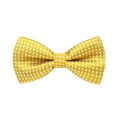 thumbnail image 1 of relayinert Kids Party Wedding Bow Tie Wide Applications Adjustable Clips Reusable And Easy To Clean Golden yellow, 1 of 6