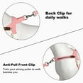 thumbnail image 4 of Plutus Pet Cotton Dog Harness and Leash Set, Reflective and Soft Padded, Pink, L, 4 of 8